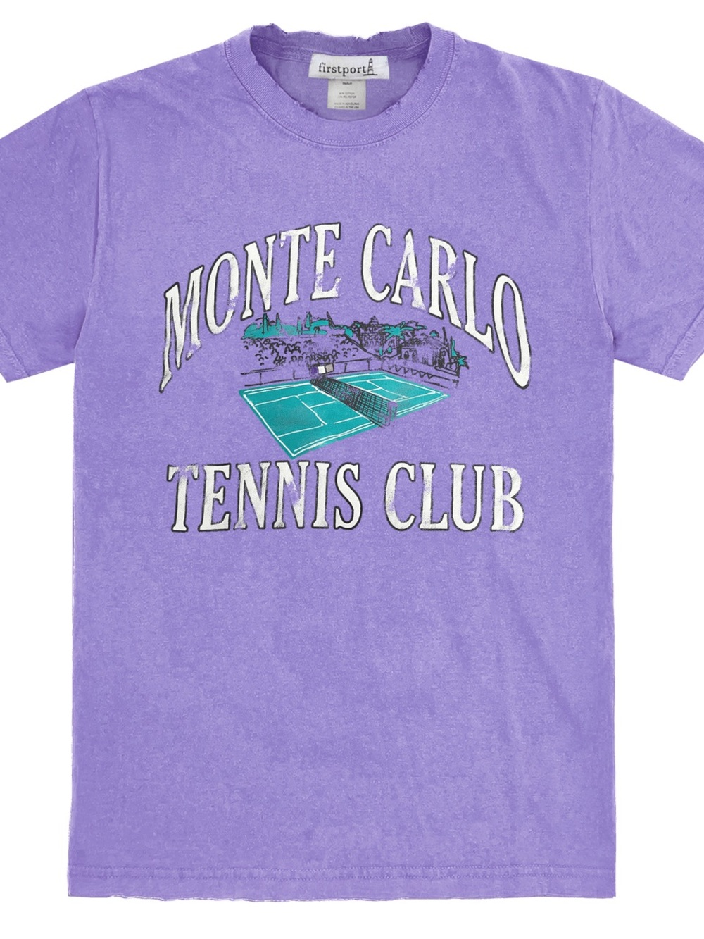 Firstsport Monte Carlo Tennis Club T-Shirt - Violet